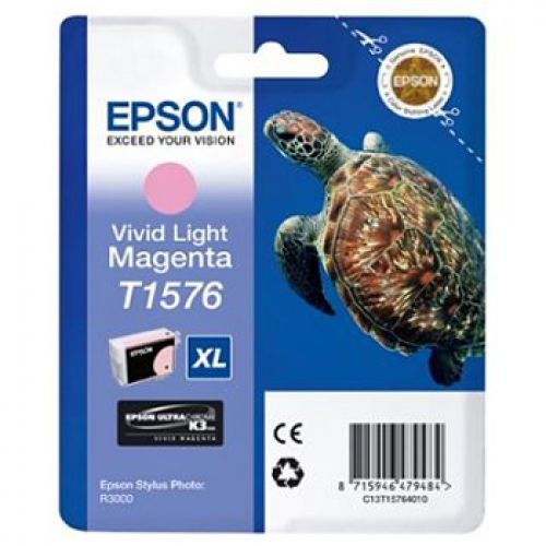 Epson Stylus Photo R3000 Cartucho Magenta Vivo Claro , Epson , EPSC13T15764010 , 8715946479484